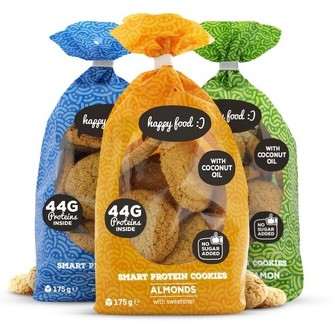 Body & Fit Smart Protein Cookies box Originál 175g