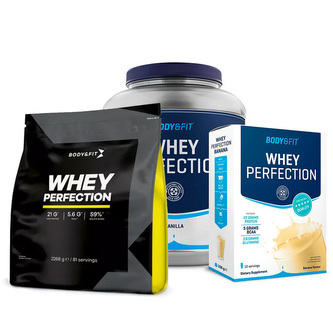 Body & Fit Whey Perfection Jahodový Milkshake 336g