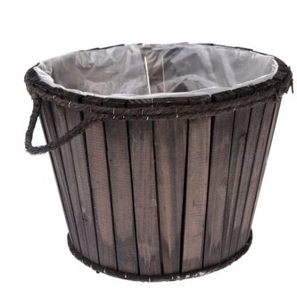 Dřevěný obal na květináč, 0/16