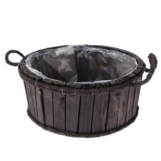 Dřevěný obal na květináč, 0/16