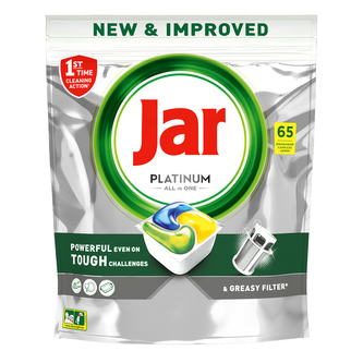 Kapsle do myčky Jar Platinum All in One Lemon, bal / 65 ks