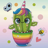 DOTZIES Duhový kaktus