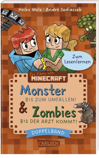 Lesenlernen mit Spaß - Minecraft: Doppelband - Enthält die Bände: Zombies - bis der Arzt kommt! (Band 1) / Monster - bis zum Umf Lesenlernen mit Spaß - Minecraft: Doppelband - Enthält die Bände: Zombies - bis der Arzt kommt! (Band 1) / Monster - bis zum Umf