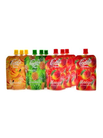 Natura Nuova - Frulla Pure 90g 10 ks ovocná přesnídávka - mango