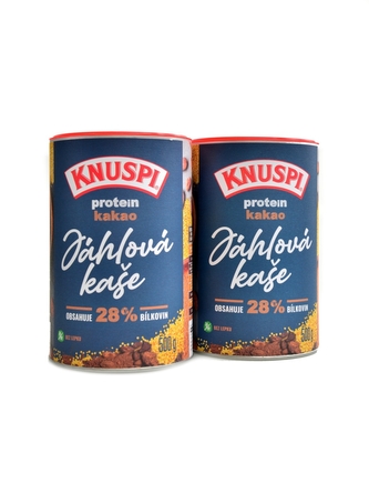 Knuspi - Knuspi kaše protein jáhlová kakaová 2 x 500 g