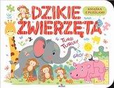 Książka z puzzlami Dzikie zwierzęta