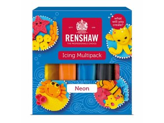 Fondant Renshaw - neon 5 x 100 g