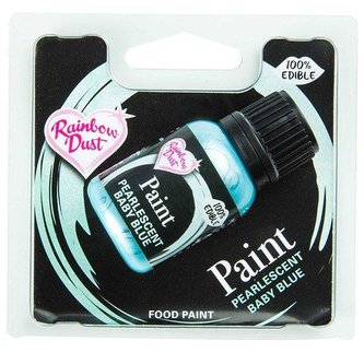 Tekutá metalická barva Baby Blue 25ml Rainbow dust