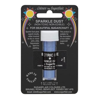 SUGARFLAIR SPARKLE DUST ELECTRIC BLUE 2G