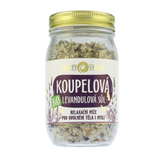 Purity Vision Bio Levandulová koupelová sůl Objem 400 g woman