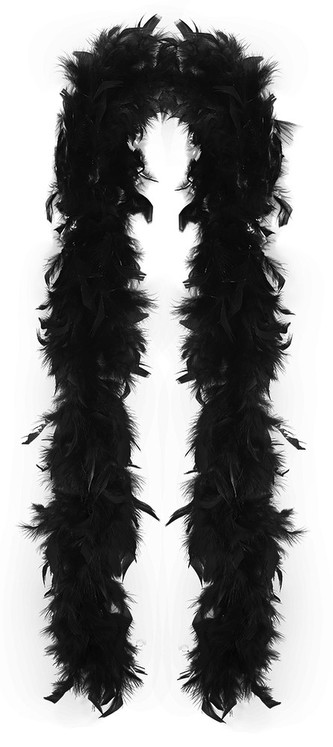 boa černé s peřím, 1,8 m