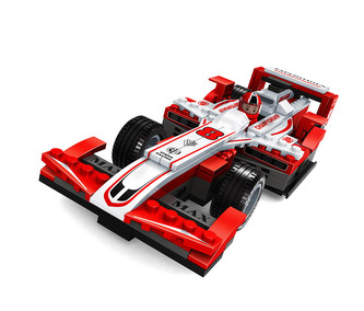 stavebnice AUSINI závodní formule velká, 195 dílů