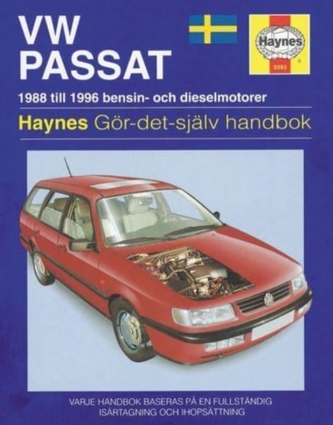 VW Passat 1988 - 1996 (svenske utgava) VW Passat 1988 - 1996 (svenske utgava)