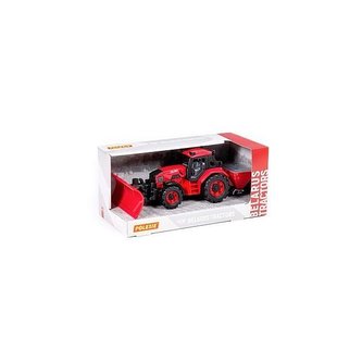 Traktor Belarus s pluhem na sníh /+3/