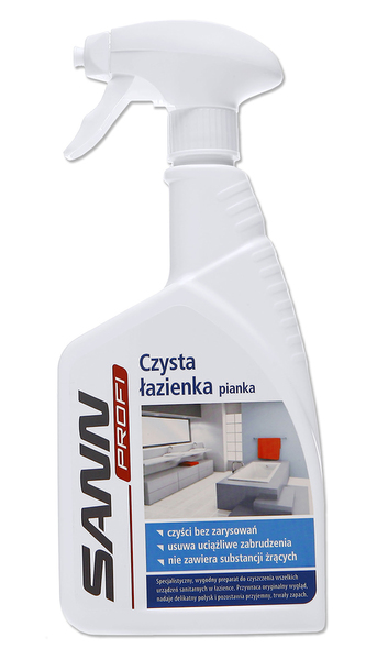 čistič SANN PROFI Čistá koupelna 500ml pěna