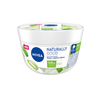 Nivea Naturally Good Cream - Hydratační krém na obličej, tělo a ruce 200 ml pro ženy Nivea Naturally Good Cream - Hydratační krém na obličej, tělo a ruce 200 ml pro ženy