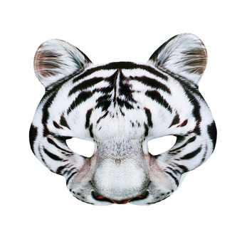 maska bílý tygr