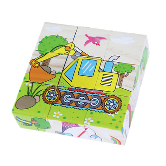 kostky dřevěné - 6 druhů