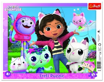 Puzzle Gábinin kouzelný domek 25 dílků