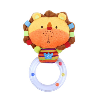 chrastítko plyšové lev s kruhem BABY lev