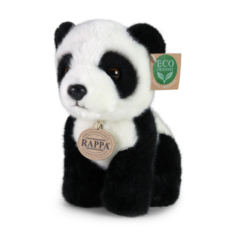 plyšová panda sedící, 18 cm