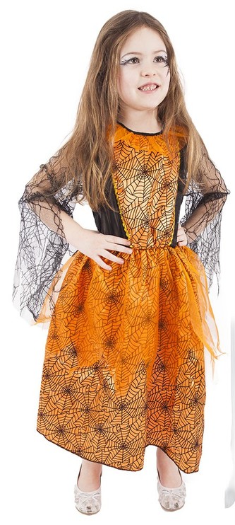 Dětský kostým oranžový (M), Halloween