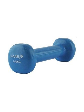 HMS - Litinová činka pokrytá vinylem HMS 0,5 kg