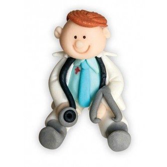 Cukrová figurka doktor 6cm - Dekor Pol