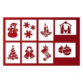 Šablona na umělý sníh velká