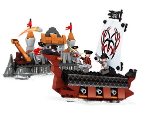 stavebnice AUSINI piráti - loď 262 dílů