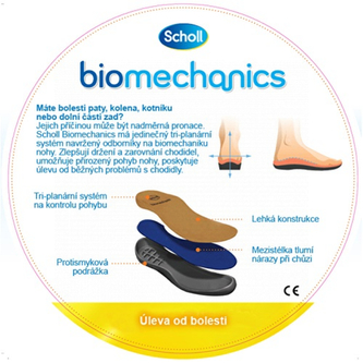 VLOŽKY DO BOT SCHOLL  - Biomechanics schoes insert Velikost: 42