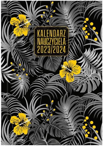 Kalendarz nauczyciela 2023/24 A5 tyg. PVC tropical