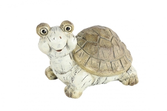 Keramická želva Cato krémová 9x10,5x13,5 cm