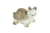 Keramická želva Cato krémová 7,5x9x11 cm