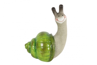 Keramický šnek Florine 22,8x12,2x17 cm