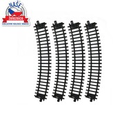 Naše železnice - koleje 4 ks zahnuté