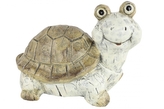 Keramická želva Cato krémová 14x13,5x20 cm
