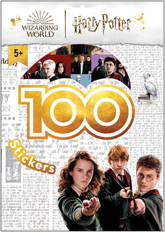 100 samolepek s omalovánkovými listy Harry Potter 100 samolepek s omalovánkovými listy Harry Potter