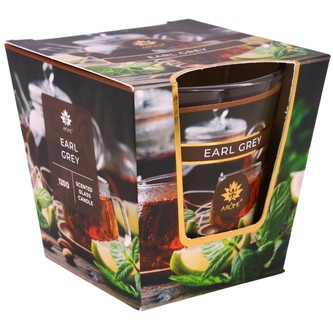 ARÔME Svíčka 120 g, ve skle, Earl Grey