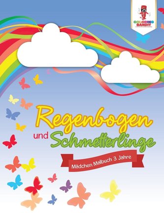 Regenbogen und Schmetterlinge