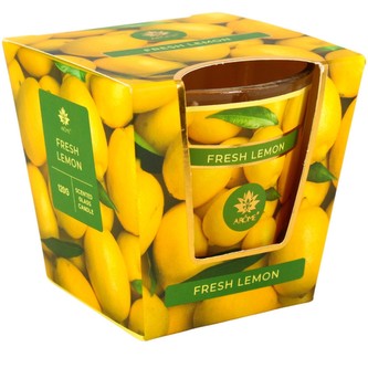 ARÔME Svíčka 120 g, ve skle,Fresh Lemon