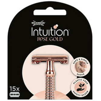 Wilkinson Sword Náhradní žiletky Intuition Double Edge Rose Gold (Blades) 15 ks woman