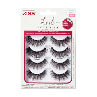 KISS Umělé řasy LuXtension Multipack Volume Full Set woman