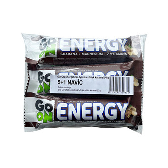 Vieste Energetická tyčinka Go on oříšek karamel 50 g 5+1 navíc
