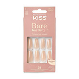 KISS Nalepovací nehty Bare but Better Nails - Nude Drama 28 ks woman