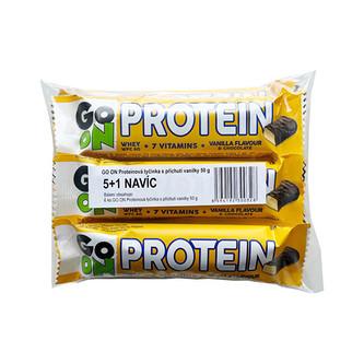 Vieste Proteinová tyčinka Go on s příchutí vanilky 50 g 5+1 navíc