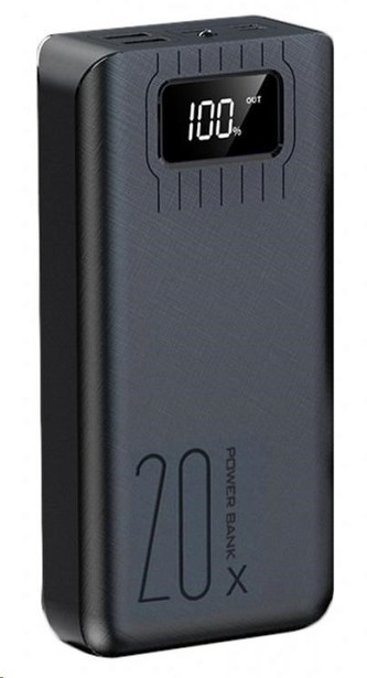 Viking power banka go20, 20000 mAh, černá