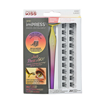 Kiss My Face imPRESS Press on Falsies Kit 02 - Umělé trsové řasy pro ženy