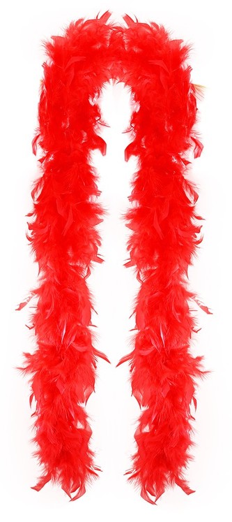boa červené s peřím, 1,8 m