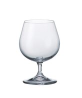 sklen. 400ml, 6ks, KLARA/SYLVIA cognac